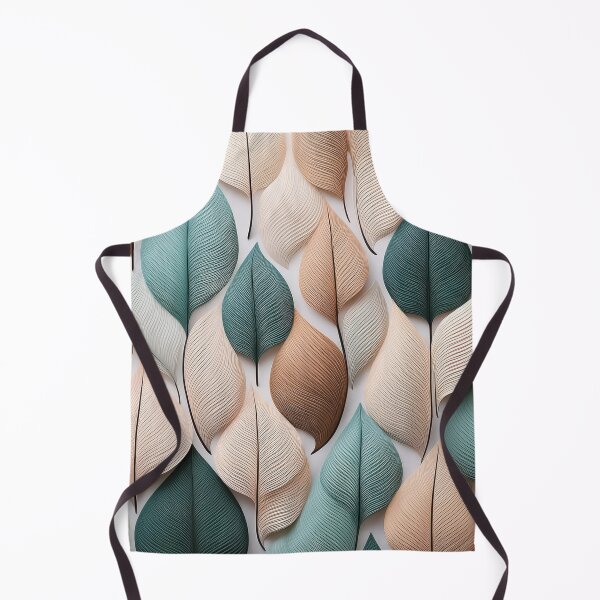 Item preview, A sleek, contemporary pattern design with simple, geometric leaf shapes in muted colors. designed and sold by HEMRO.