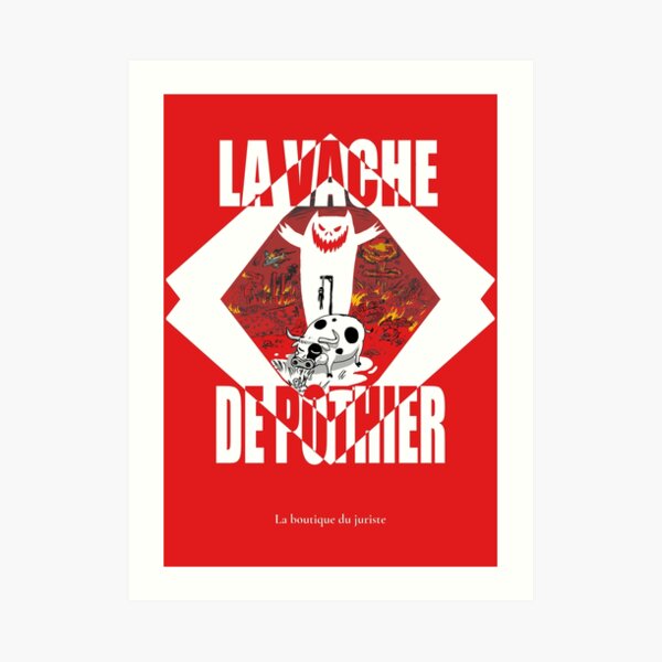 La vache de Pothier Impression artistique