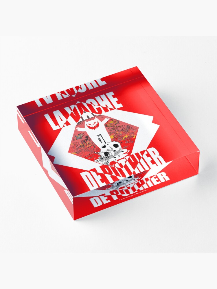 Bloc acrylique ''La vache de Pothier' : autre vue
