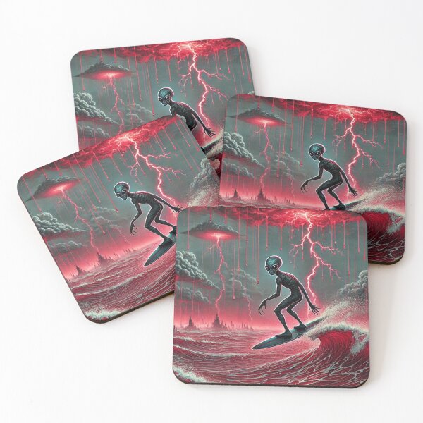 Item preview, SURFING ALIEN designed and sold by Occupational  Horrors.