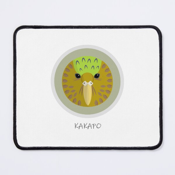 Item preview, Kakapo parrot face with sign designed and sold by SpottedPilot.