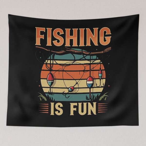 Item preview, Fishing Is Fun designed and sold by studiopekepeke.