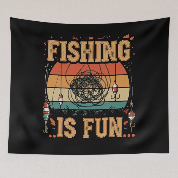 Item preview, Fishing Is Fun designed and sold by studiopekepeke.