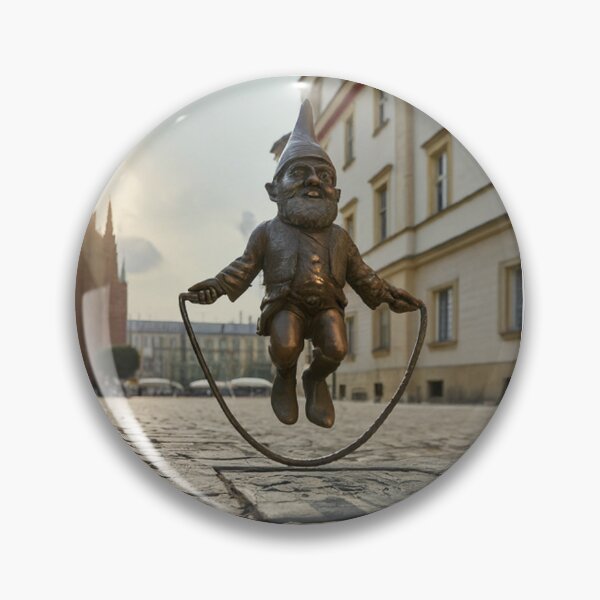 Item preview, Thinking of Wroclaw - Gnome Jumping Rope II designed and sold by Purrfecta.