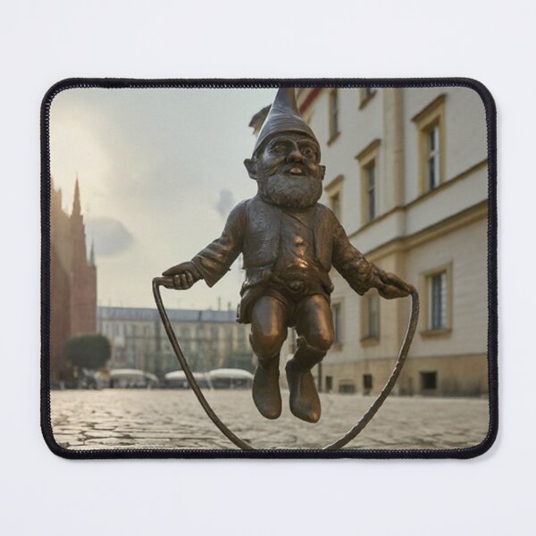 Item preview, Thinking of Wroclaw - Gnome Jumping Rope II designed and sold by Purrfecta.