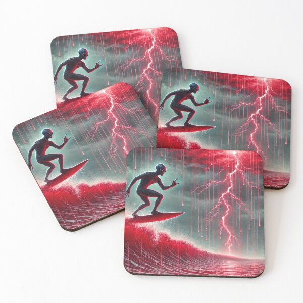 Item preview, THE ALIEN AND THE CRIMSON SURF designed and sold by Occupational  Horrors.