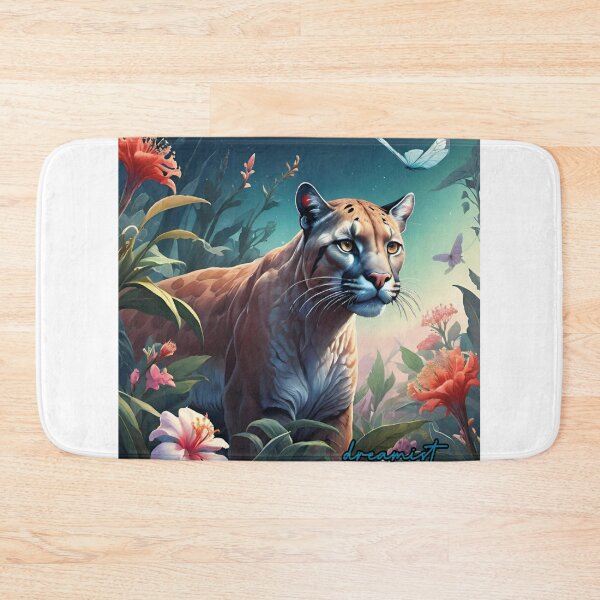 Item preview, Puma in The flowers designed and sold by DreamistStore.