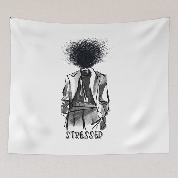 Item preview, Overwhelmed Mind designed and sold by Wayu-.