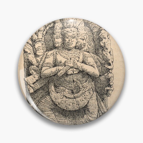 Item preview, Brahma Hindu god, referred to as "the Creator" within the Trimurti designed and sold by artfromthepast.