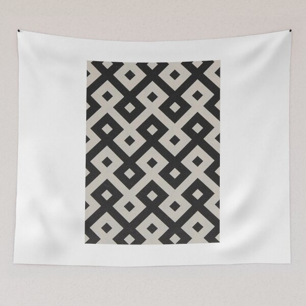 Item preview, Geometric monochrome pattern designed and sold by colliophoto.