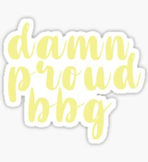 yellow bbyo sticker Sticker