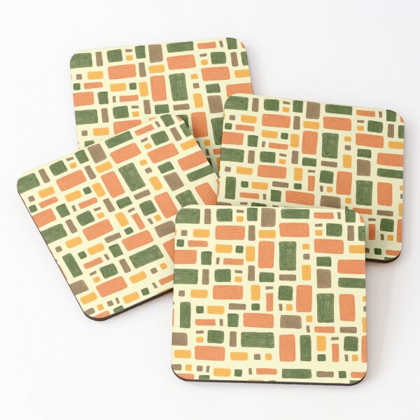 Item preview, Colored Pencil Autumn Squares designed and sold by Penado.