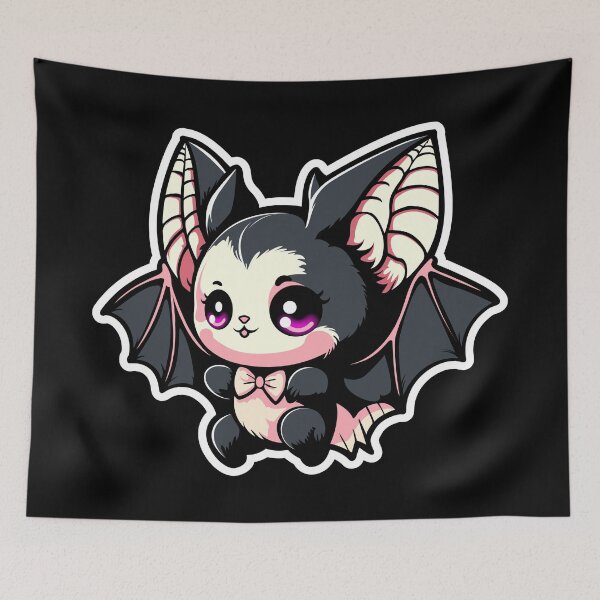 Item preview, The Scariest Kawaii Halloween Bat designed and sold by Designial.