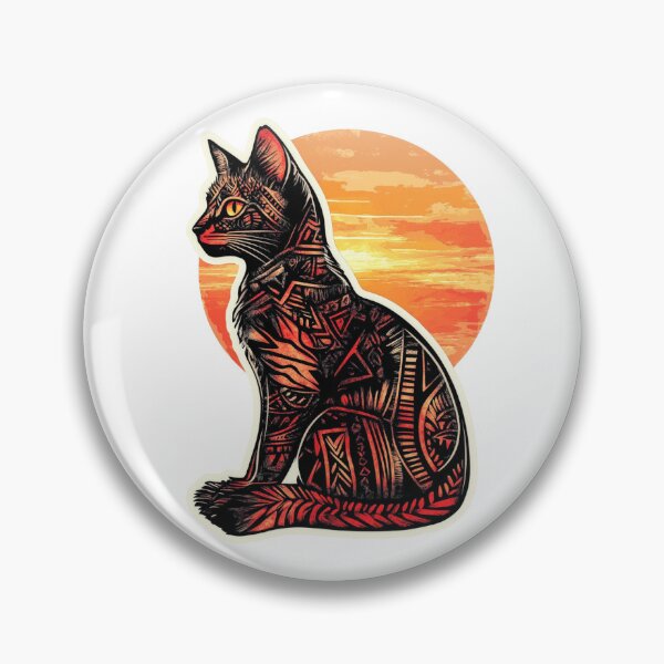 Artikelvorschau, Eine Katze im Tribal-Stil entworfen und verkauft von Ex3l3nd.