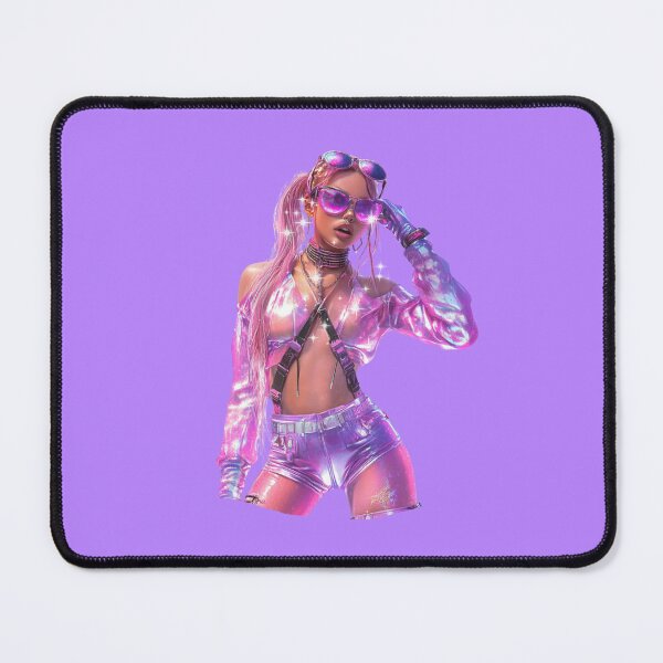 Item preview, Realistic cyber girl in pink with glasses  designed and sold by pinkuardesign.