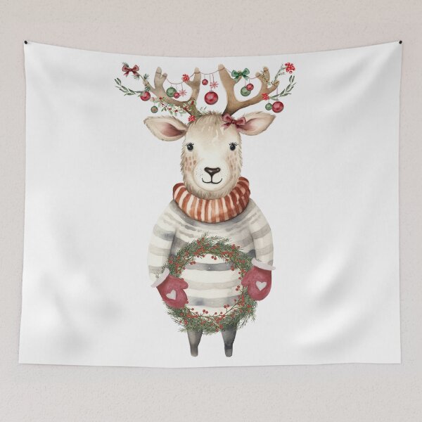 Item preview, CHRISTMAS REINDEER by Monika Strigel designed and sold by SunlightStudios.