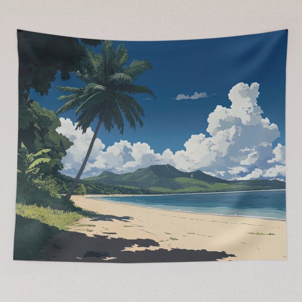 Item preview, Fiji landscape | Anime style designed and sold by ComicsFactory.