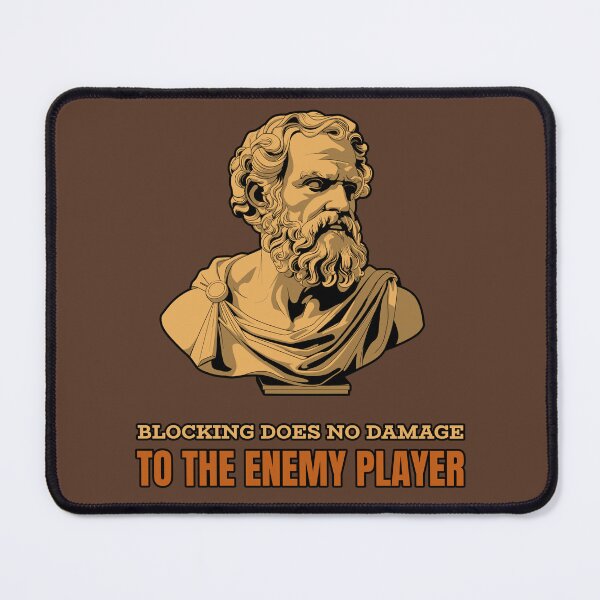 Item preview, Blocking Does NO DAMAGE to the Enemy Player. designed and sold by SuperstyleTees.