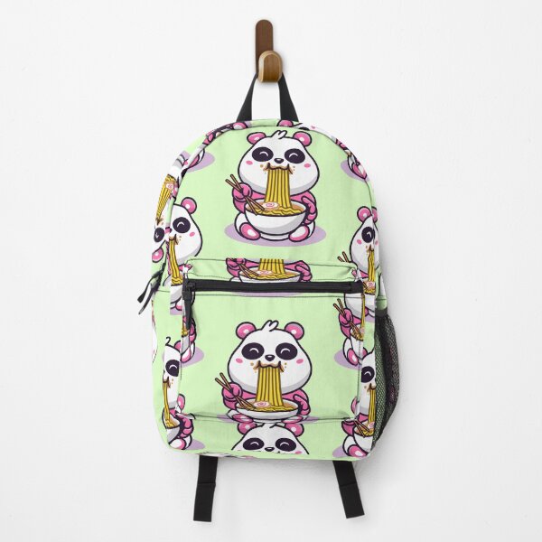 Item preview, Cute Panda Eating Ramen Noodles 2 (no background) designed and sold by Animal Overload.