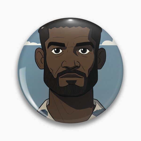 Item preview, Fijian man, portrait | Anime style designed and sold by ComicsFactory.