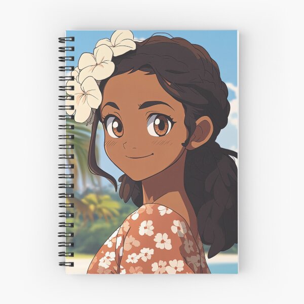 Item preview, Fijian woman, portrait | Anime style designed and sold by ComicsFactory.