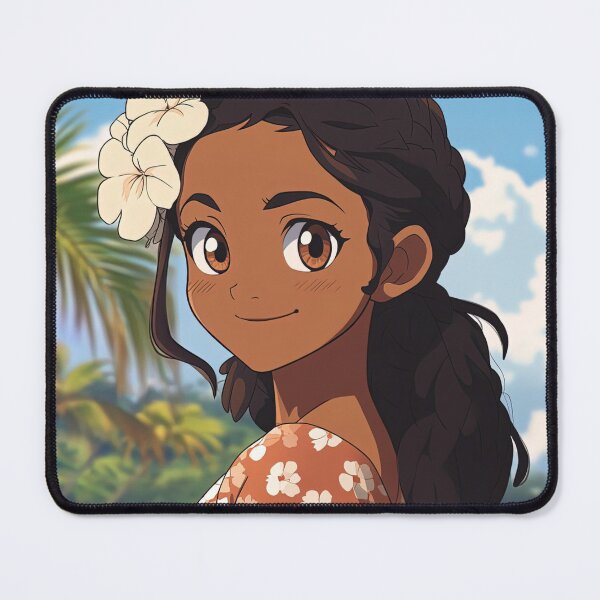 Item preview, Fijian woman, portrait | Anime style designed and sold by ComicsFactory.