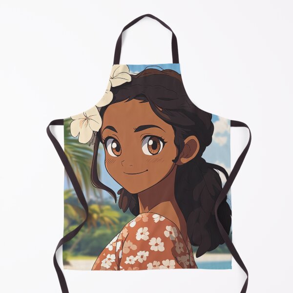 Item preview, Fijian woman, portrait | Anime style designed and sold by ComicsFactory.
