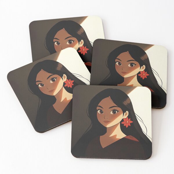 Item preview, Filipina woman, portrait | Anime style designed and sold by ComicsFactory.