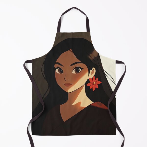 Item preview, Filipina woman, portrait | Anime style designed and sold by ComicsFactory.