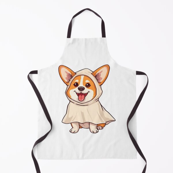Item preview, Spooky Corgi in Ghost Costume for Halloween designed and sold by EpicPaws.