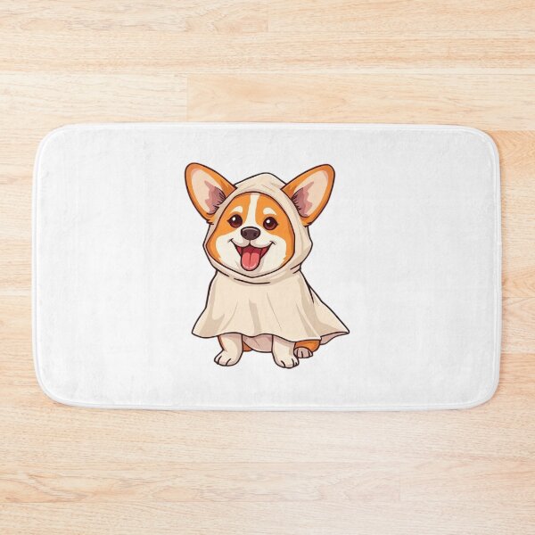 Item preview, Spooky Corgi in Ghost Costume for Halloween designed and sold by EpicPaws.