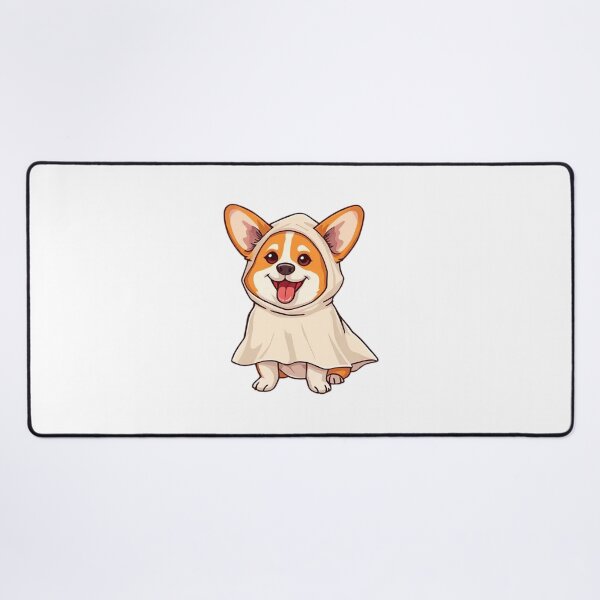 Item preview, Spooky Corgi in Ghost Costume for Halloween designed and sold by EpicPaws.