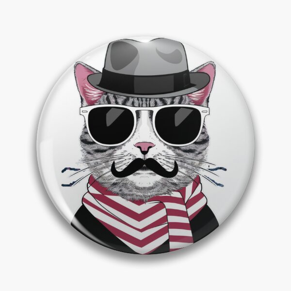 Item preview, Moustache Cat designed and sold by FusiTink.