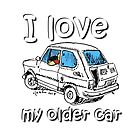 I love my older car by Jorge Antunes