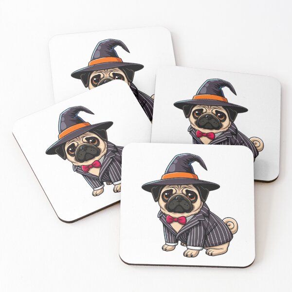 Item preview, Halloween Pug in Witchy Suit designed and sold by EpicPaws.