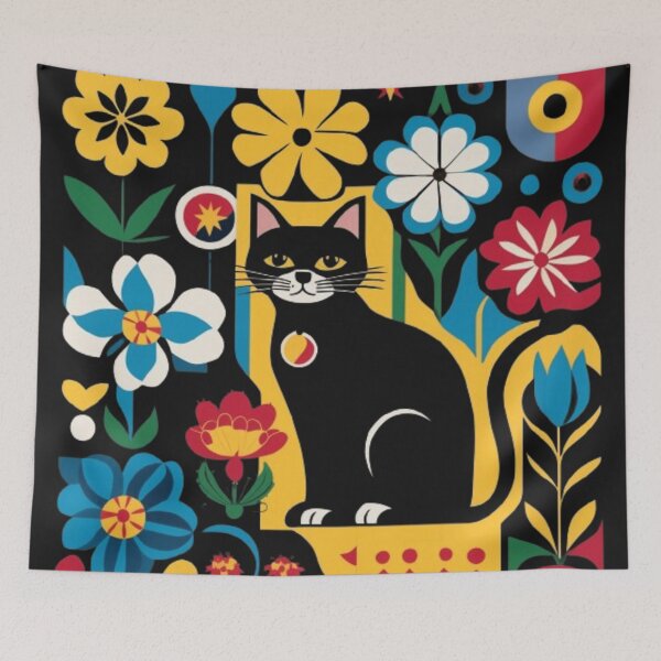 Item preview, Cat in the Garden of Gardenias designed and sold by XquisiteFashion.