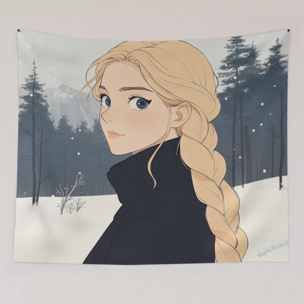 Item preview, Finnish woman | Anime style designed and sold by ComicsFactory.