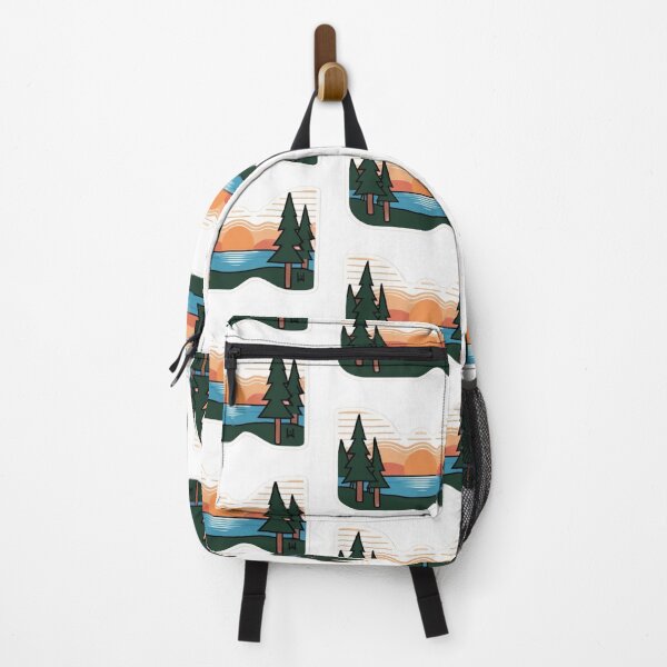 Item preview, Serene Sunset Over Pine-Lined Lake designed and sold by Fly-with-my.