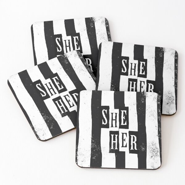 Item preview, RECENTLY DECEASED! SHE HER designed and sold by HELLOCROSSING.