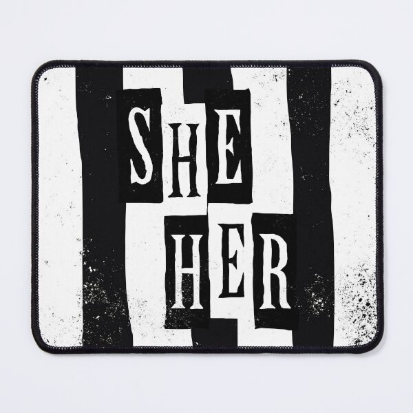 Item preview, RECENTLY DECEASED! SHE HER designed and sold by HELLOCROSSING.
