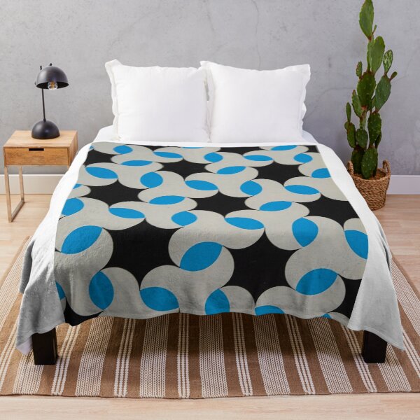 Item preview, Geometric pattern in white, black and white designed and sold by colliophoto.
