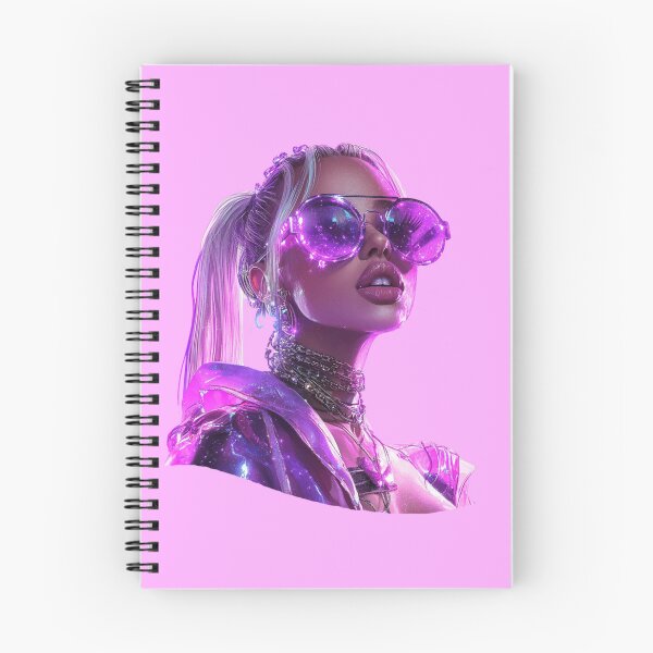 Item preview, Realistic cyber girl in pink ai illustration  designed and sold by pinkuardesign.
