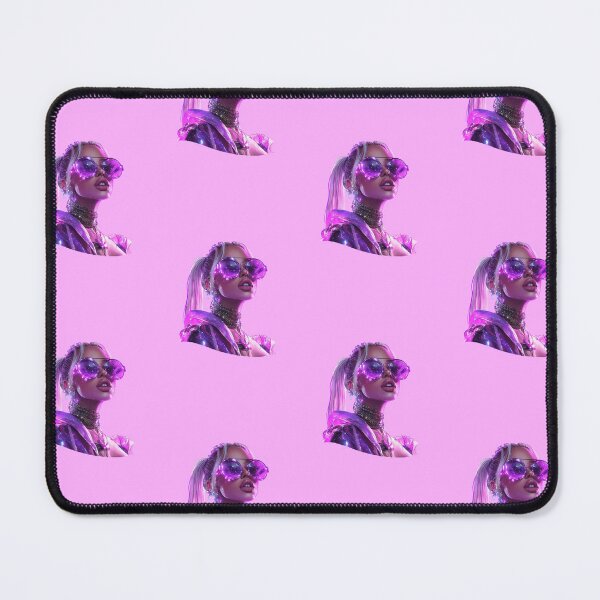 Item preview, Realistic cyber girl in pink ai illustration designed and sold by pinkuardesign.