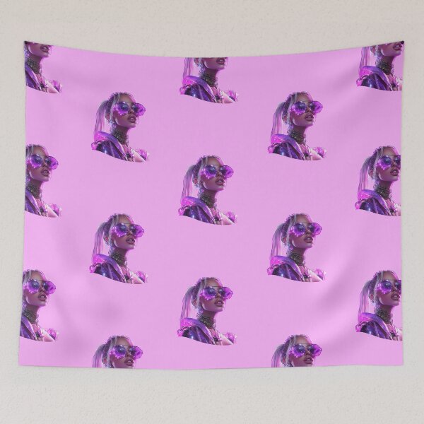 Item preview, Realistic cyber girl in pink ai illustration  designed and sold by pinkuardesign.