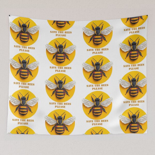 Item preview, Save the Bees! Eco-Friendly Gear for a Buzzing Planet designed and sold by Ignorant-Artist.