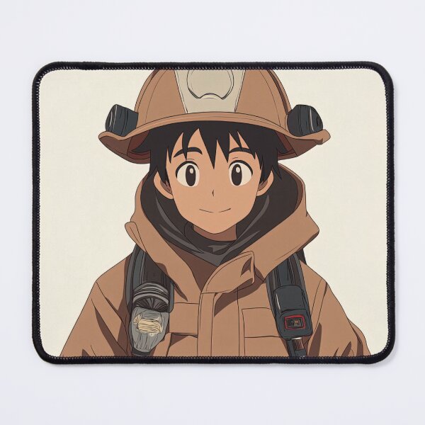 Item preview, Firefighter | Anime style designed and sold by ComicsFactory.