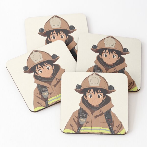 Item preview, Firefighter | Anime style designed and sold by ComicsFactory.