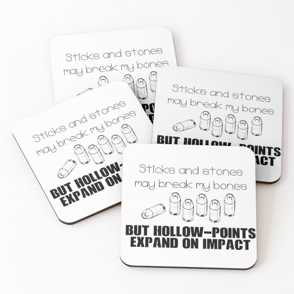 Item preview, Sticks, Stones and Hollow-Points designed and sold by greyspot.