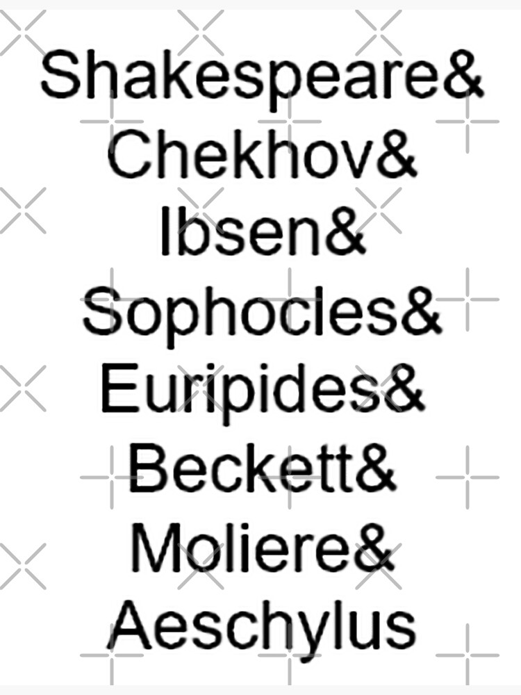 Playwrights List by piddle99