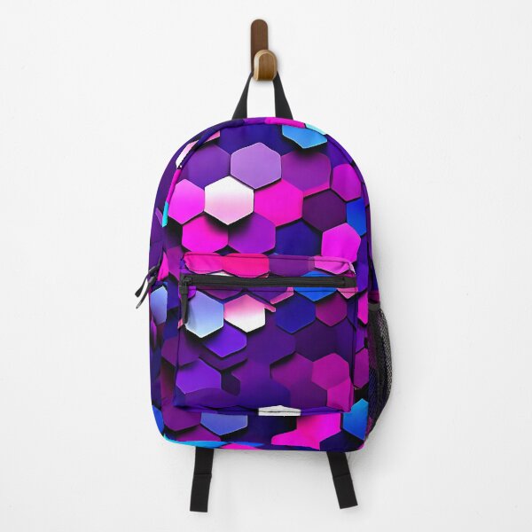 Item preview, Gradient hexagons transitioning from purple to blue for a vibrant designed and sold by Tchoice.